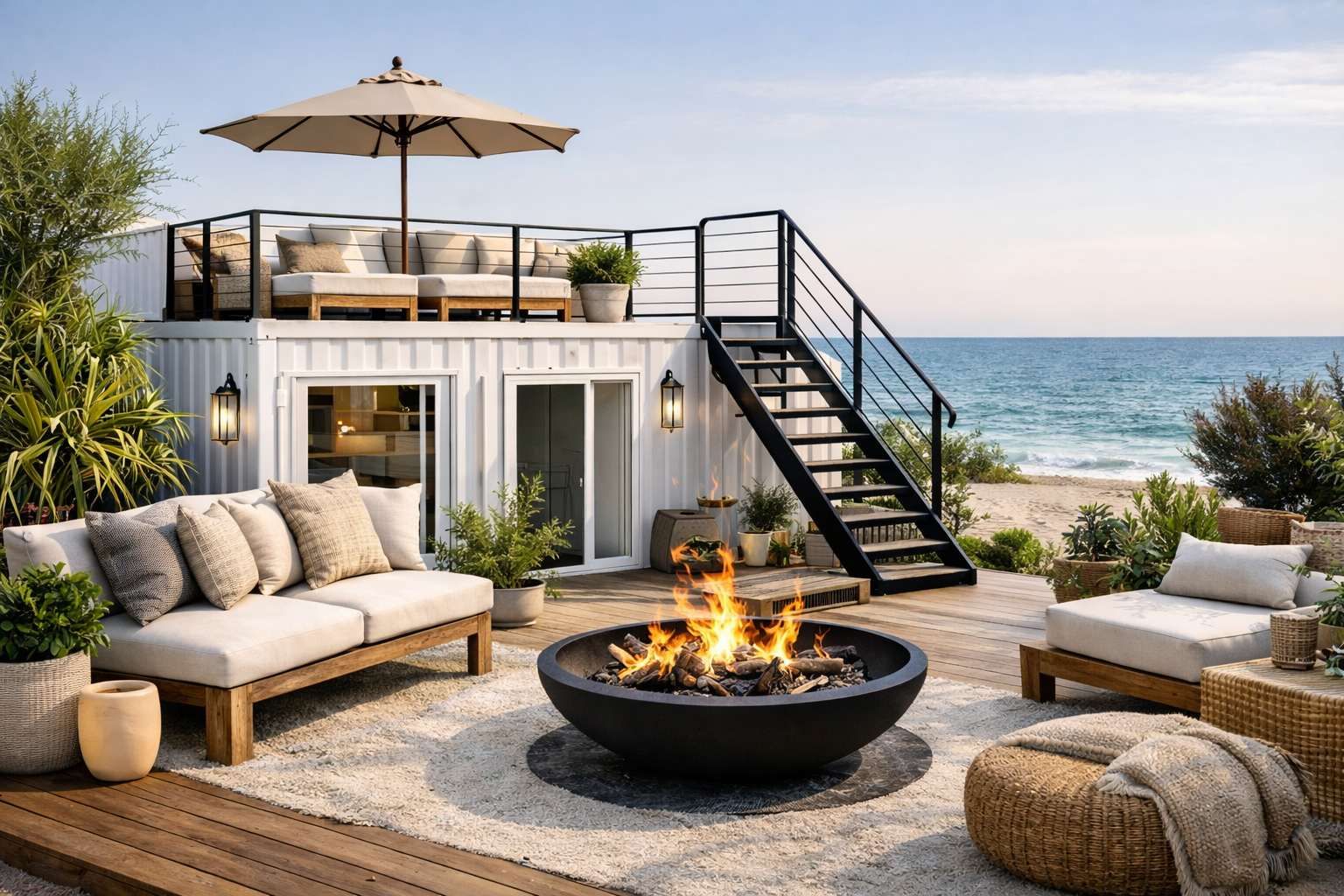 Konteyner Evlerde Yazlık Kullanım İçin Pratik Fikirler