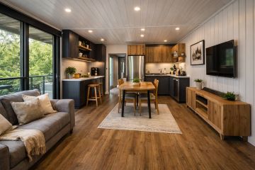 Konteyner Evlerde Açık Plan Yaşam Alanı Oluşturma