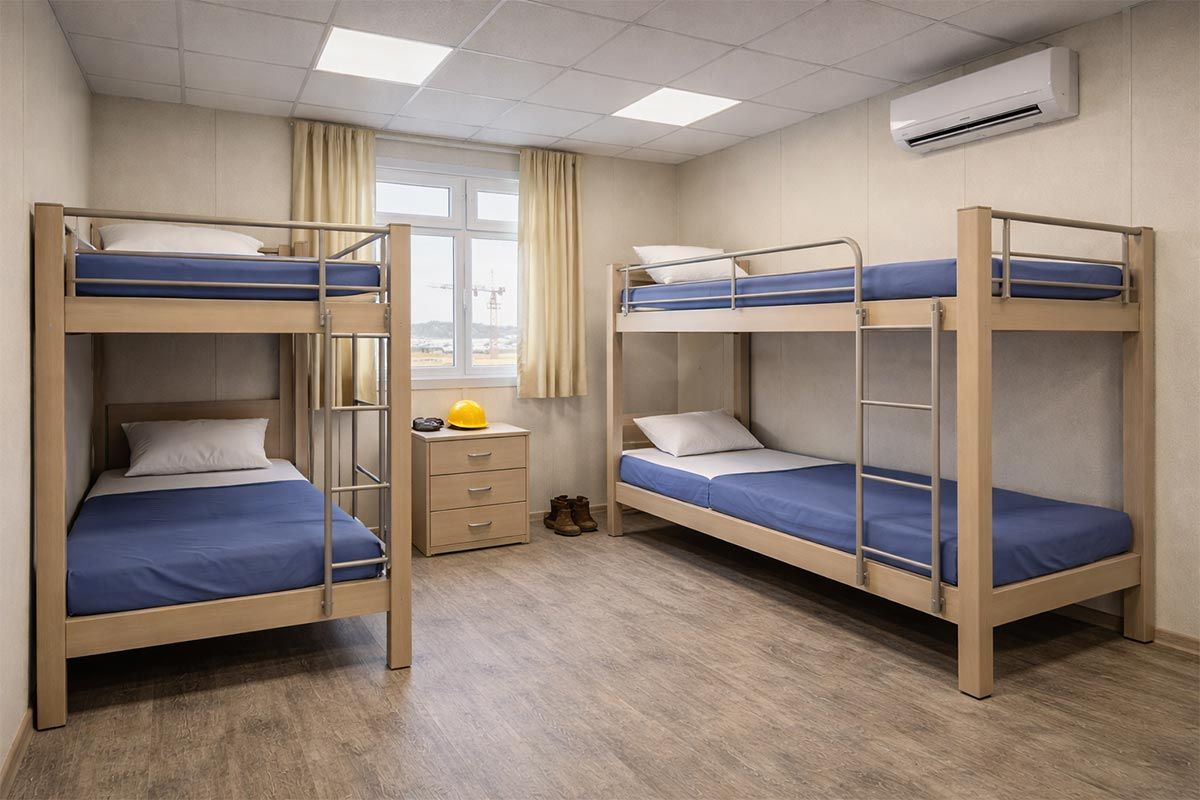 Container accommodation interior