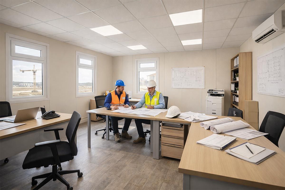 Container Office Interior