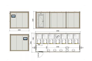 Cabine de douche KWD 702