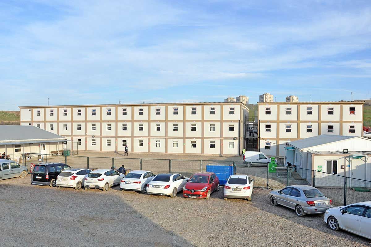Residential Container Worker Construction Site Project in Gebze