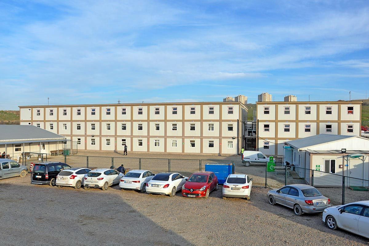 Projet de chantier de construction de modules préfabriqués